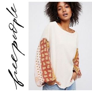Free People Oversize Blossom Thermal Top